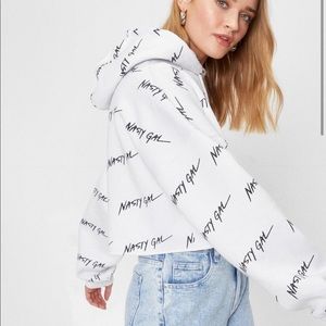 Nasty Gal branded hoodie